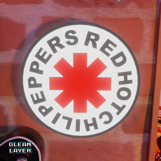 Red Hot Chili Peppers Led RGB Light Sign