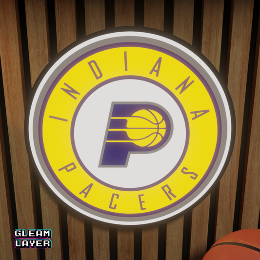 Indiana Pacers Led Light Box NBA Sports Bar Light Display Wall Sign