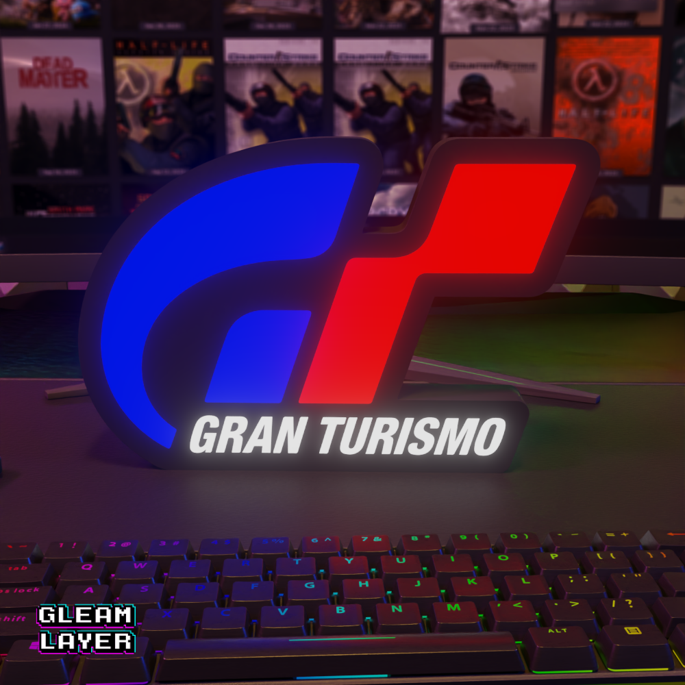 Gran Turismo Placa Gaming Iluminada