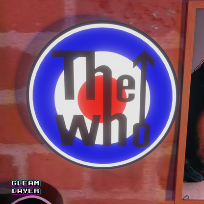 The Who Led RGB Light Wall Sign