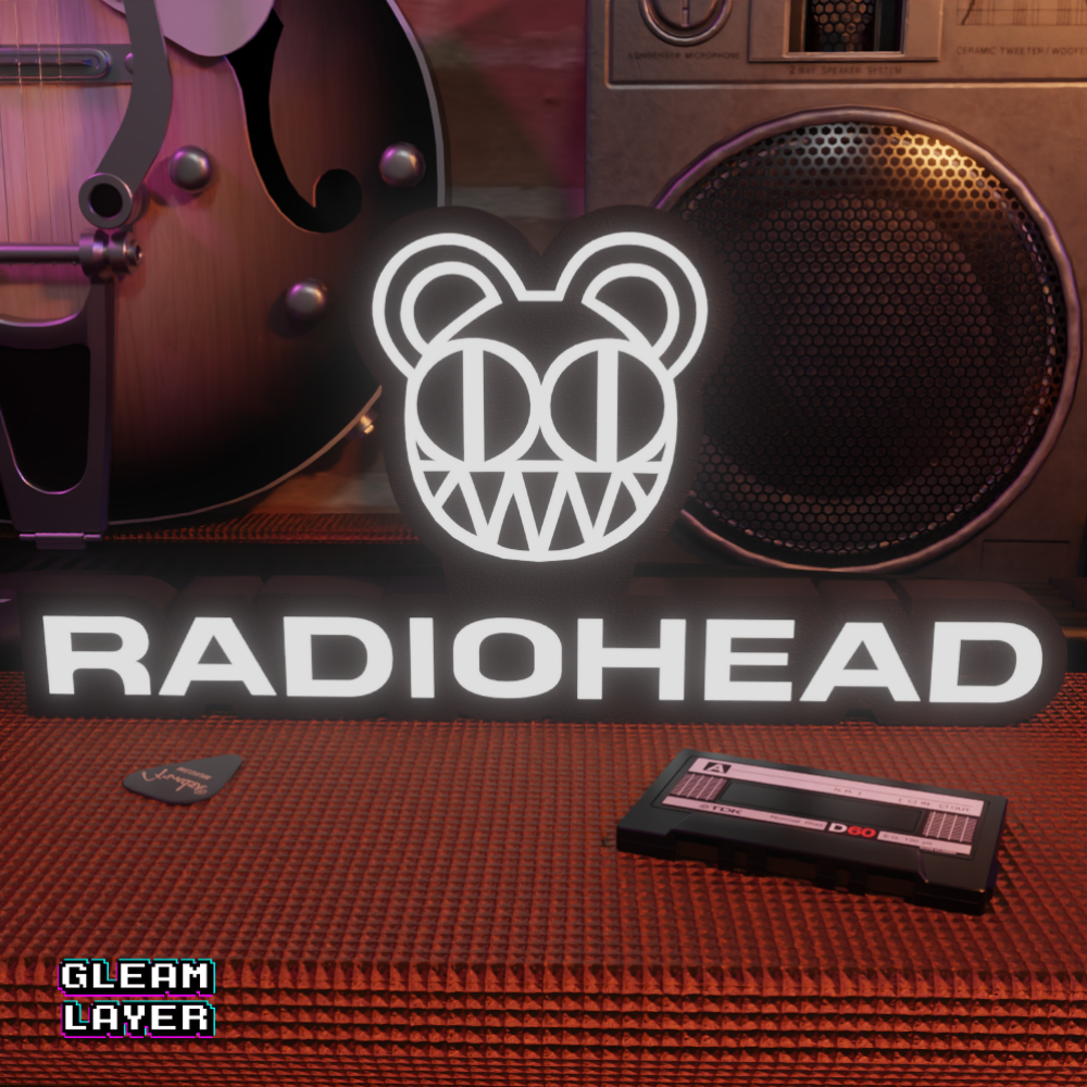 Radiohead Mouse Led RGB Light Sign