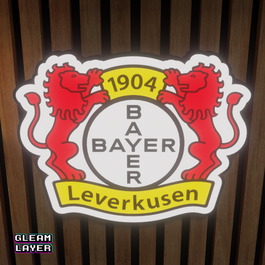 Bayer 04 Leverkusen Logo Led RGB Wall Display Light Sign
