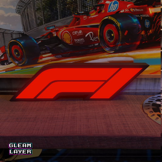 F1 Formel 1 LED Leuchtkasten RGB Lichtschild