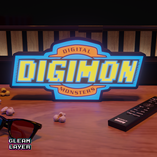 Digimon Led RGB Light Sign