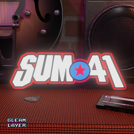 Sum41 Led RGB Light Sign