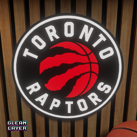 Toronto Raptors Led Light Box NBA Sports Bar Light Display Wall Sign