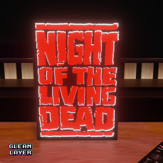 Night of the Living Dead Movie Led Light Sign