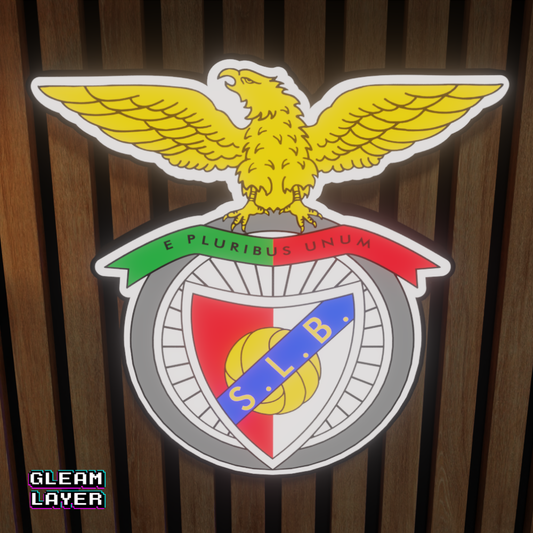 SLB Benfica Logo Led RGB Wall Display Light Sign