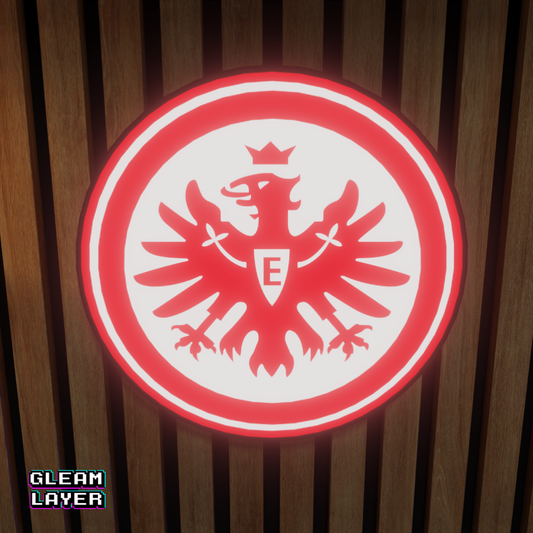 Eintracht Frankfurt Logo Led RGB Wall Display Light Sign