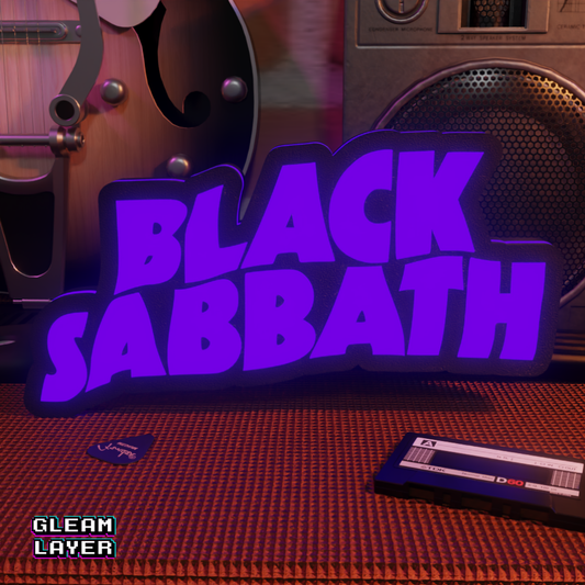 Black Sabbath Led RGB Light Sign