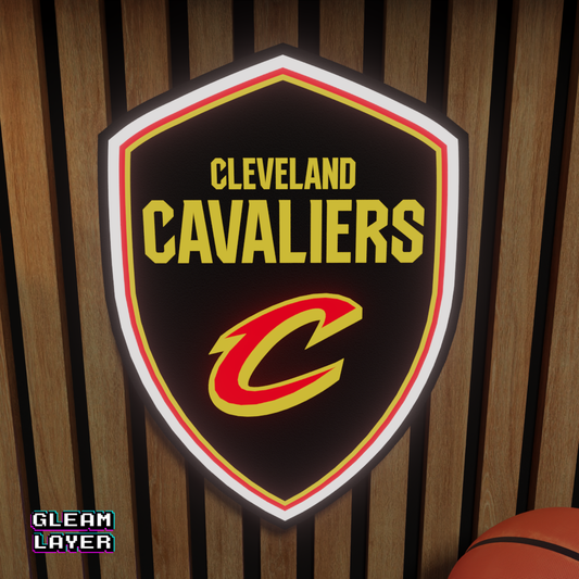 Cleveland Cavaliers Led Light Box NBA Sports Bar Light Display Wall Sign