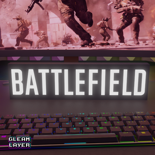 Battlefield Led Gaming Light Sign