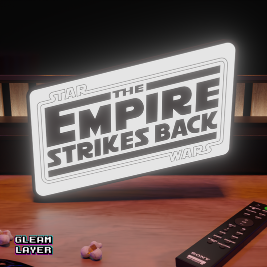Star Wars The Empire Strikes Back Movie Led Light Sign
