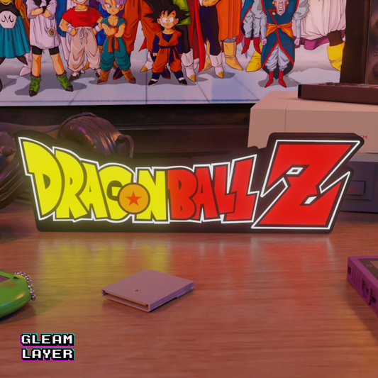 Dragon Ball Z Anime Logo Led Light Sign