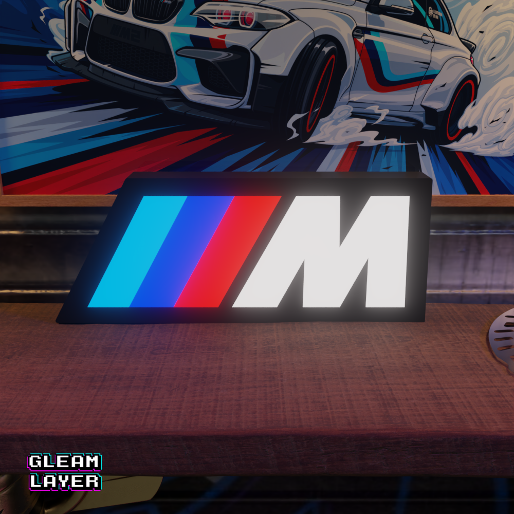 BMW M Series Led Lightbox Rgb Light Sign