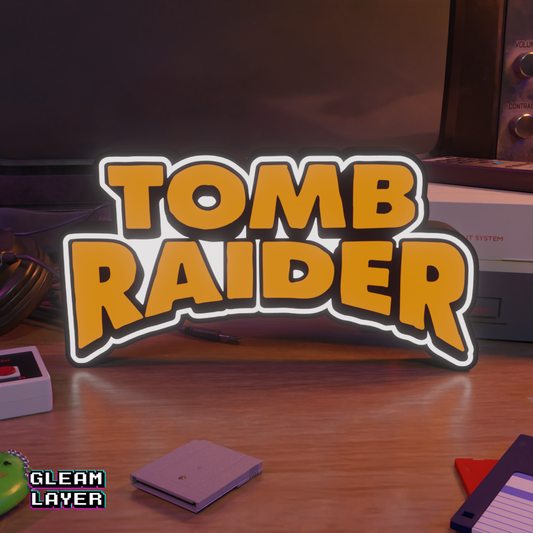 Tomb Raider Led Retro Gaming Light RGB Sign