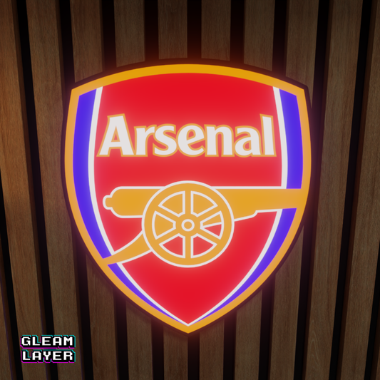 Arsenal FC Logo Led RGB Wall Display Light Sign