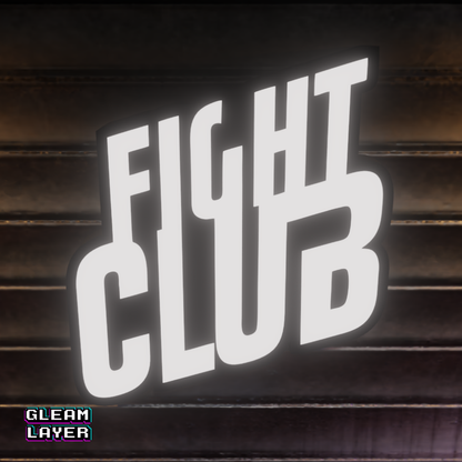 Fight Club Movie Led Wall Display Light Sign