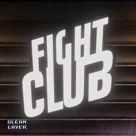 Fight Club Movie Led Wall Display Light Sign