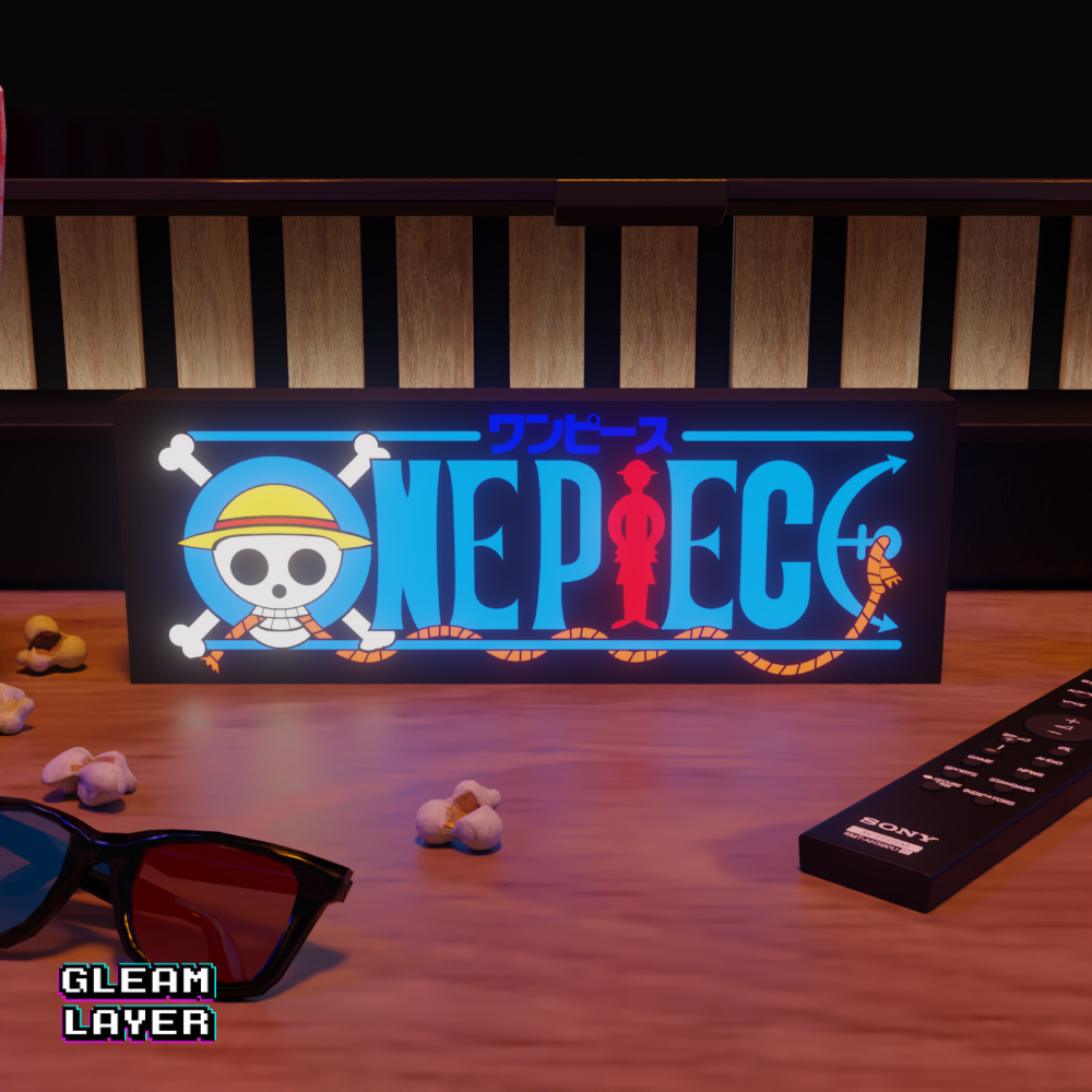 One Piece Japanese Manga Led Light Sign