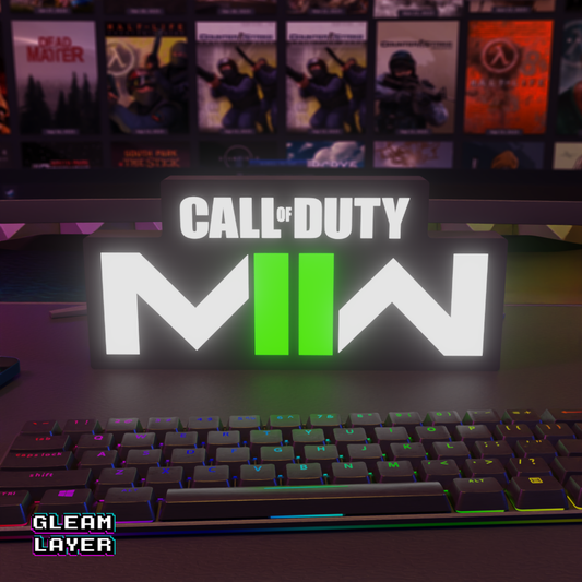 Call of Duty Modern Warfare 2 Led Gaming Lightbox Rgb Light Sign