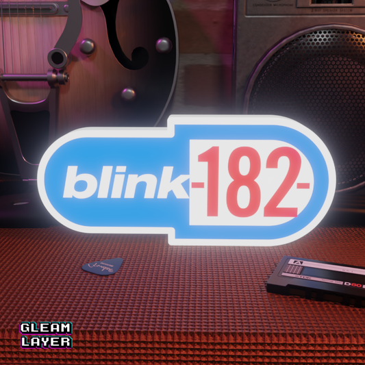 Blink 182 Old Logo Led RGB Light Sign