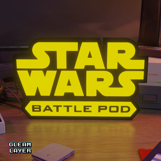 Star Wars Battle Pod Retro Arcade Led Light Sign