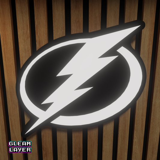 Tampa Bay Lightning Led Light Box NHL Sports Bar Light Display Wall Sign