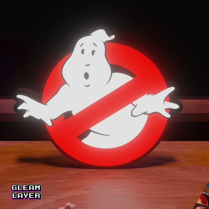 Ghostbusters Led RGB Light Sign