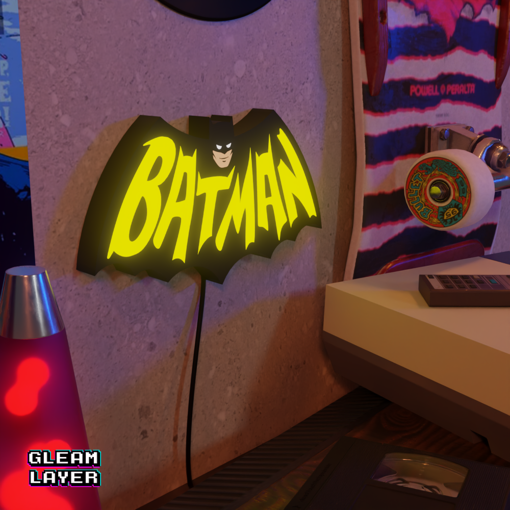 Batman Comics Led Wall Lightbox RGB Light Sign