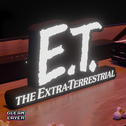 E.T. the Extra-Terrestrial Movie Led RGB Light Sign