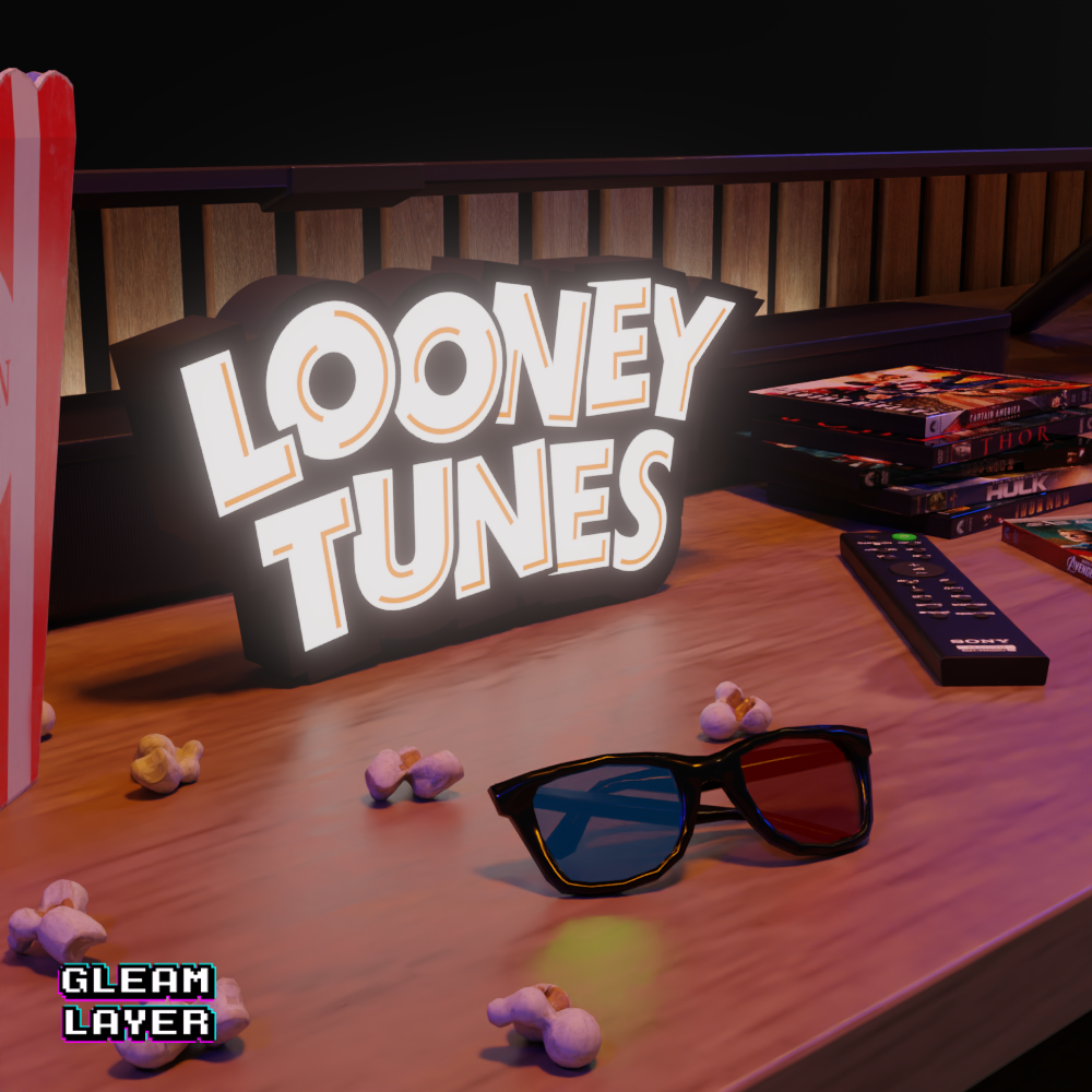 Looney Tunes Led Light Sign