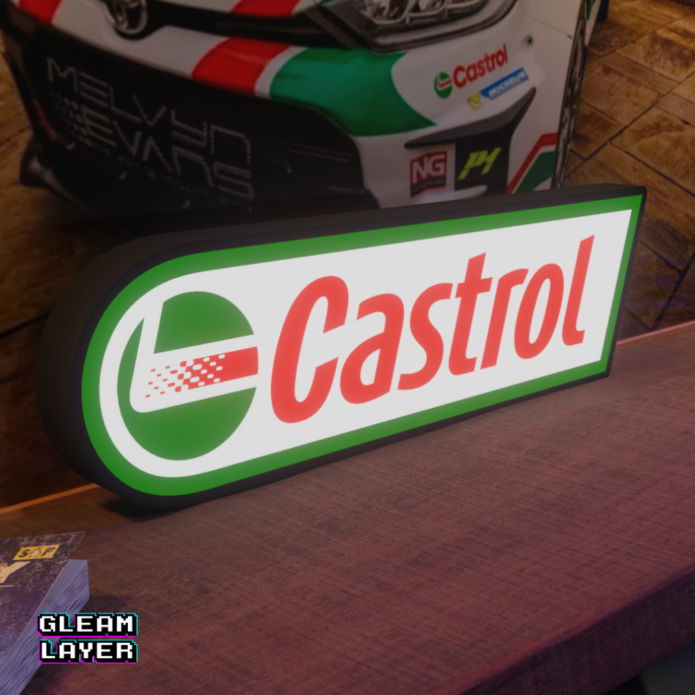 Castrol Led Lightbox Rgb Light Sign