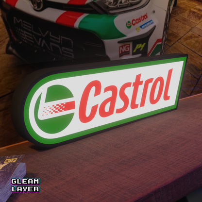 Castrol Led Lightbox Rgb Light Sign