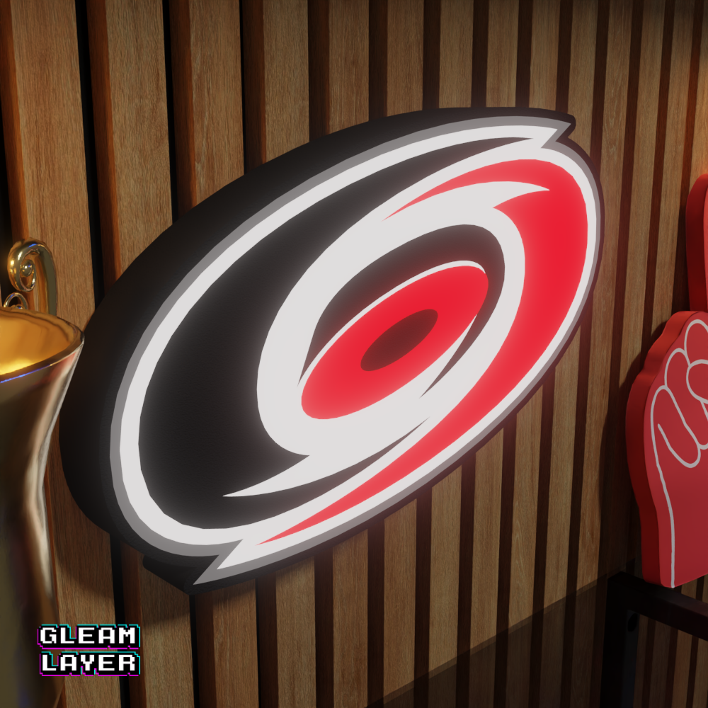 Carolina Hurricanes Led Light Box NHL Sports Bar Light Display Wall Sign