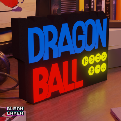 Dragon Ball First Anime Logo Led Light Sign