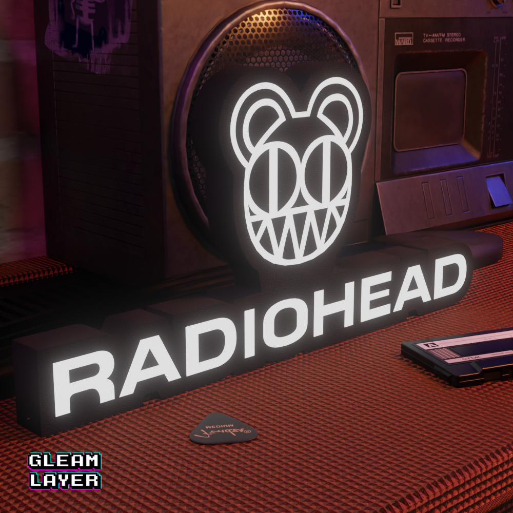 Radiohead Mouse Led RGB Light Sign