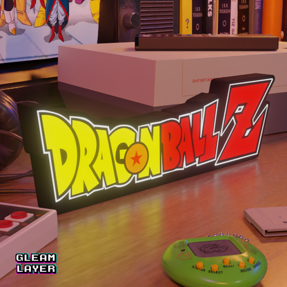 Dragon Ball Z Anime Logo Led Light Sign