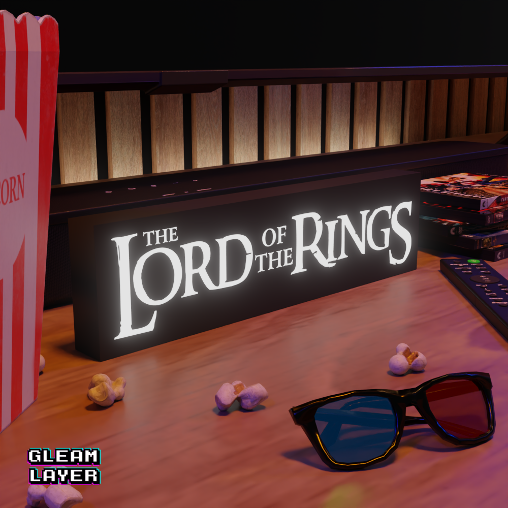 The Lord of the Rings Movie Led Light Sign