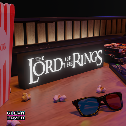 The Lord of the Rings Movie Led Light Sign