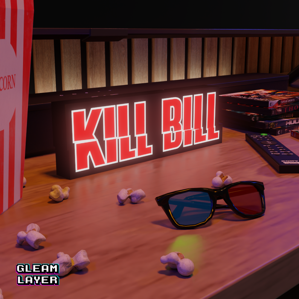 Kill Bill Movie Led Light Sign