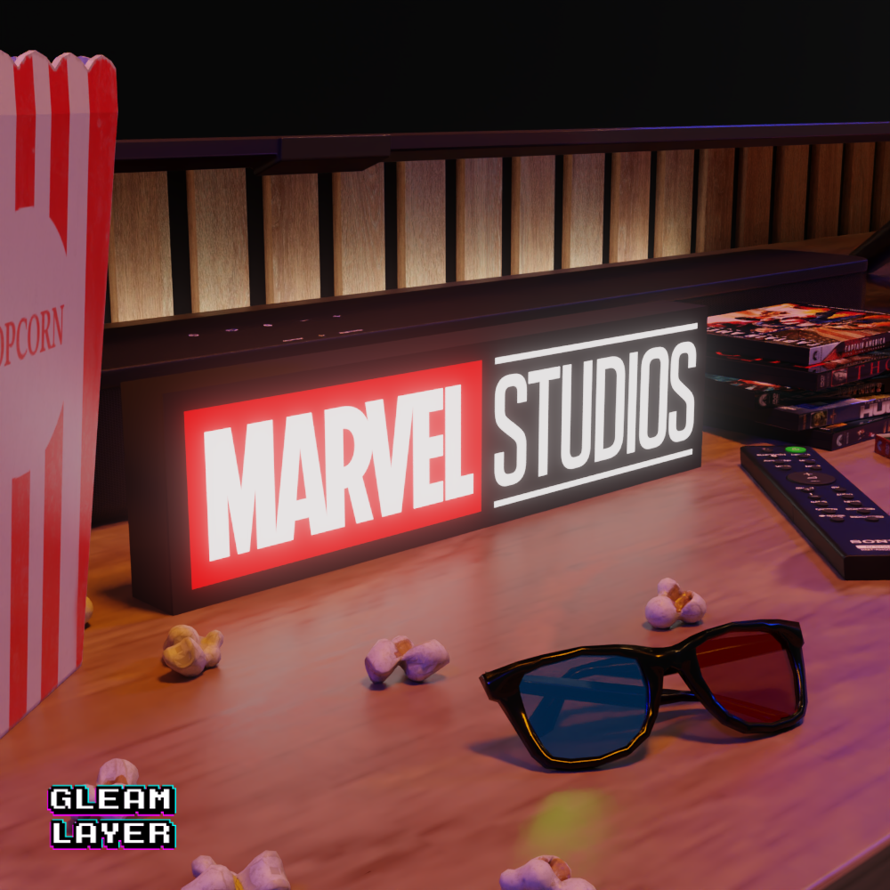 Marvel Studios Led Lightbox RGB Light Sign