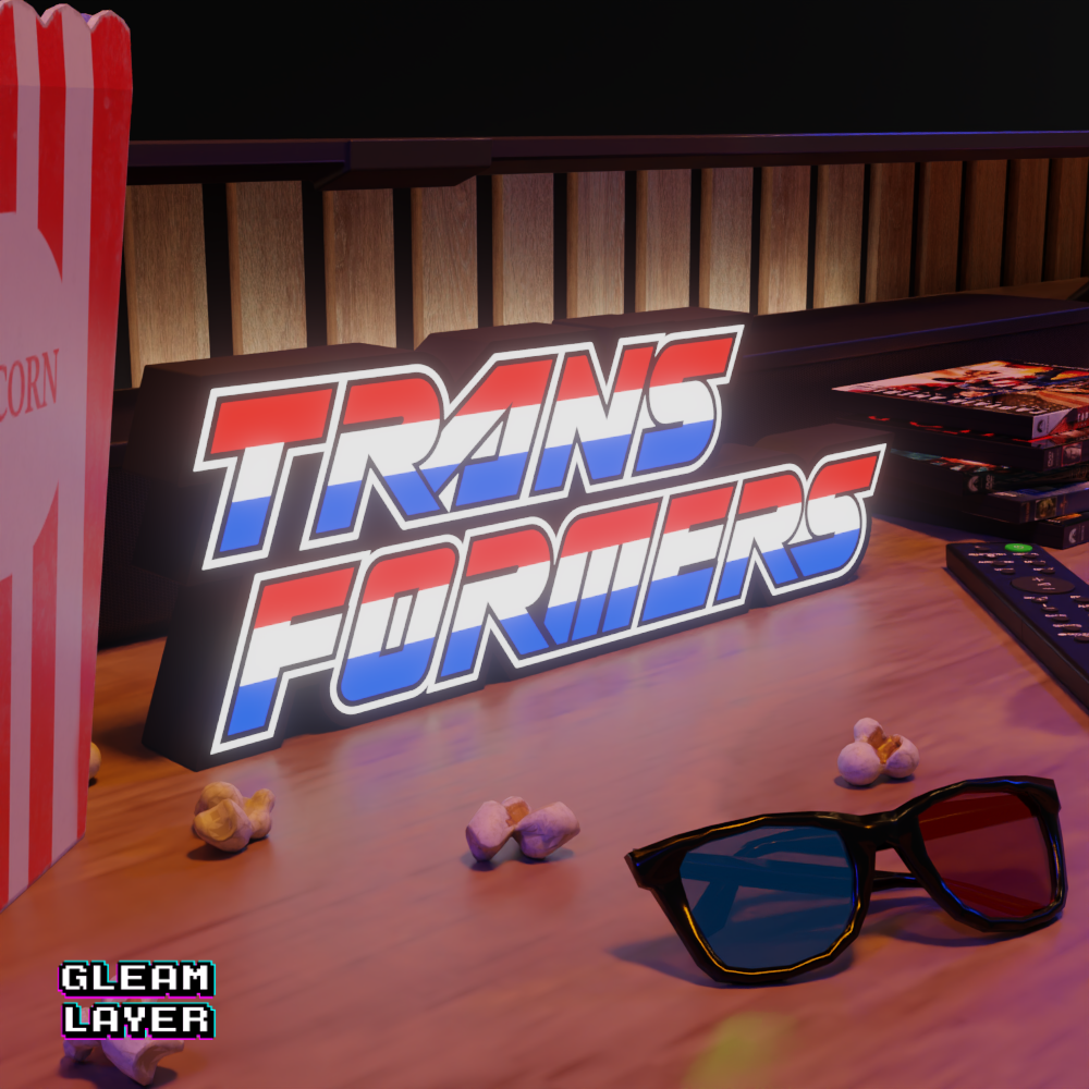 Transformers Led Lightbox Rgb Light Sign