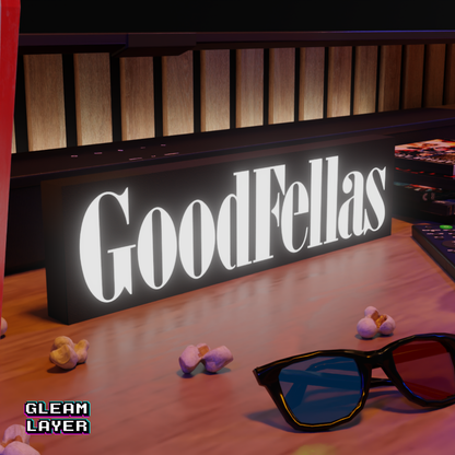 Goodfellas Movie Led Light Sign