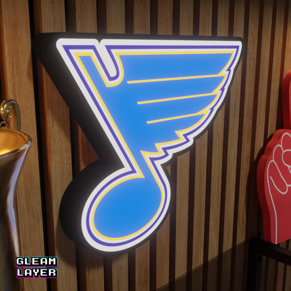 St. Louis Blues Led Light Box NHL Sports Bar Light Display Wall Sign
