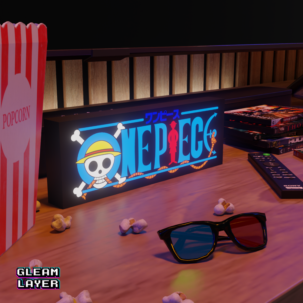 One Piece Japanese Manga Led Light Sign