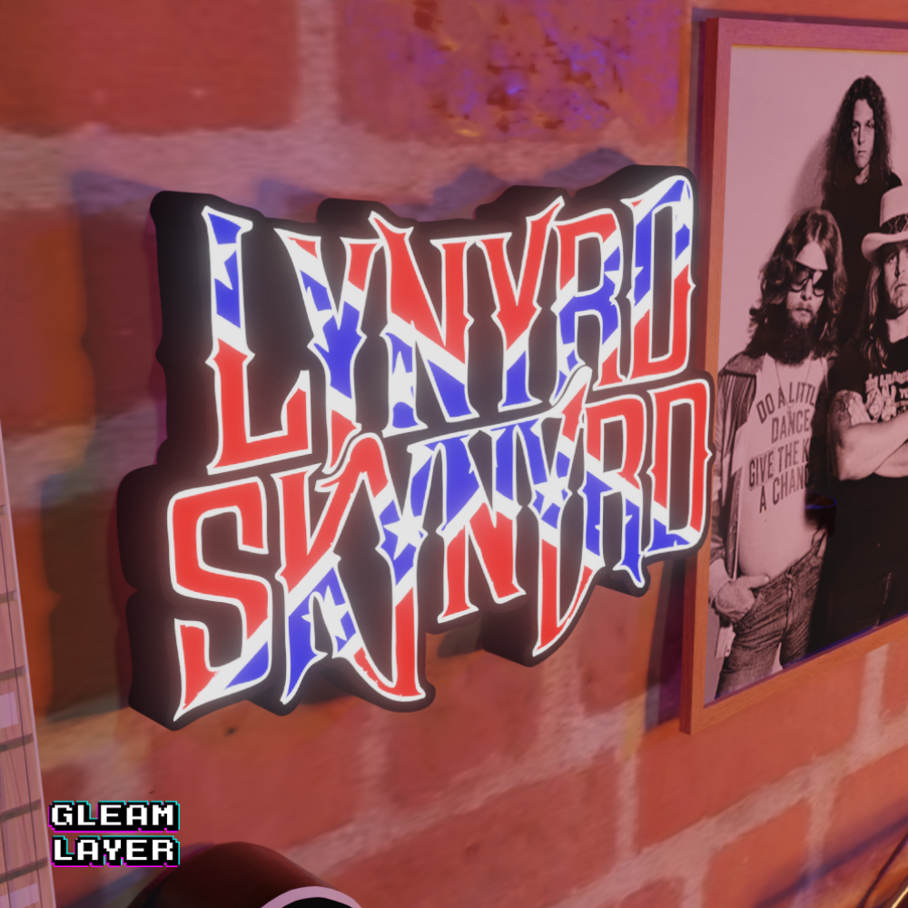 Lynyrd Skynyrd Led RGB Light Wall Sign