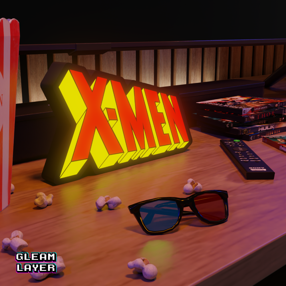 X-Men Led Light Sign