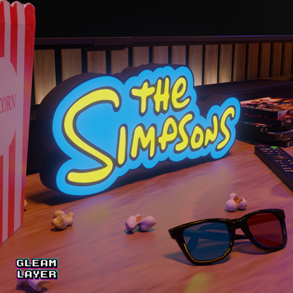 The Simpsons Led Lightbox Rgb Light Sign