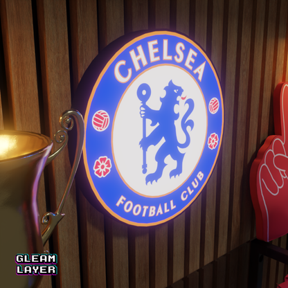 Chelsea FC Logo Led RGB Wall Display Light Sign